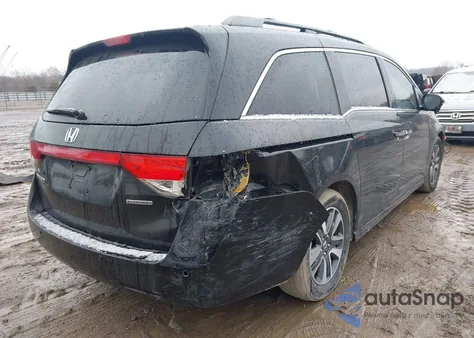 2014 Honda Odyssey Touring/Touring Elite from USA, damaged, VIN 5FNRL5H90EB090029